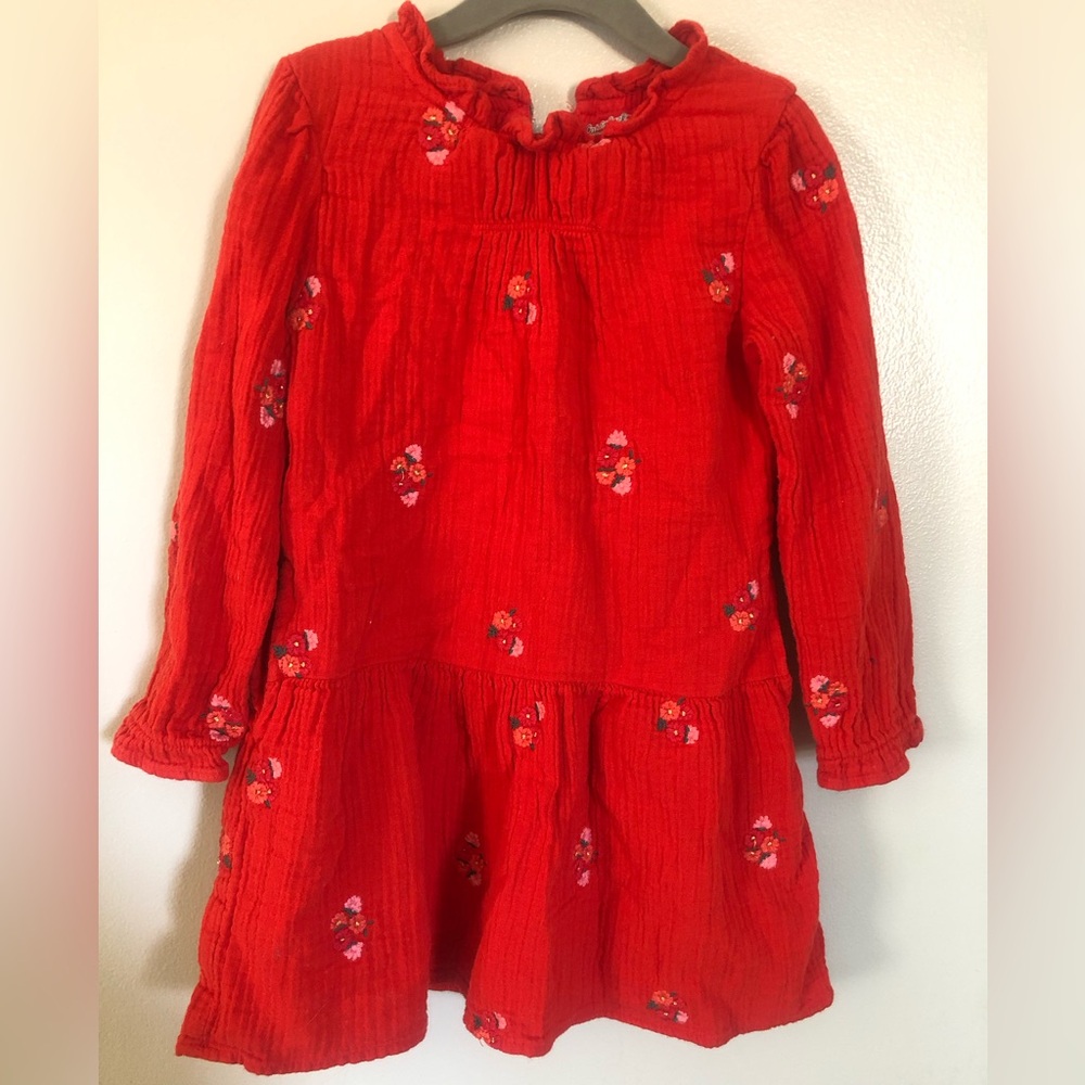 Cat & Jack Vibrant Red Textured Top